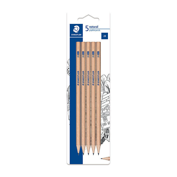 Staedtler Nat Pencil 2B Pack Of 5 Box Of 10