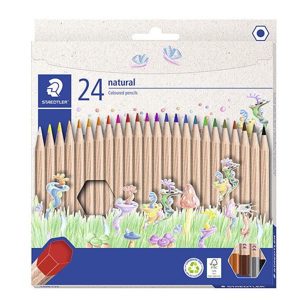 Staedtler Nat Colour Pencil Box Of 24