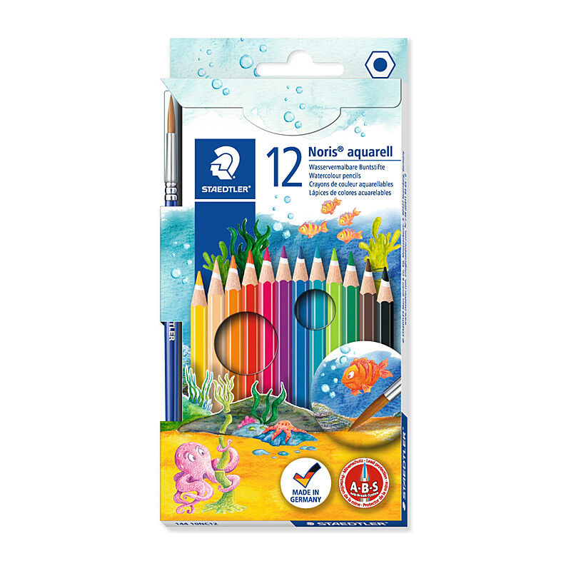 Staedtler Aquar Colour Pencil Box Of 12