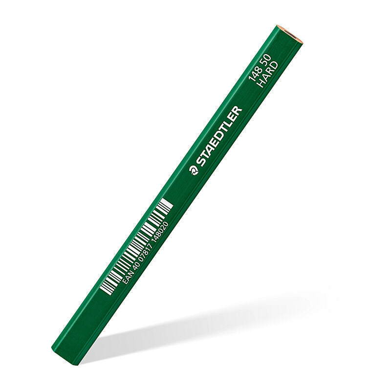 Staedtler Carpenter Pencil Green Lacquer 6H Pack Of 12