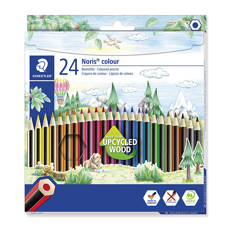 Staedtler Noris Hex Colour Pencil Box Of 24