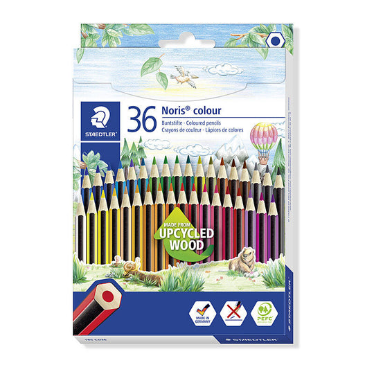 Staedt Noris Hex Colour Pencil Box Of 36