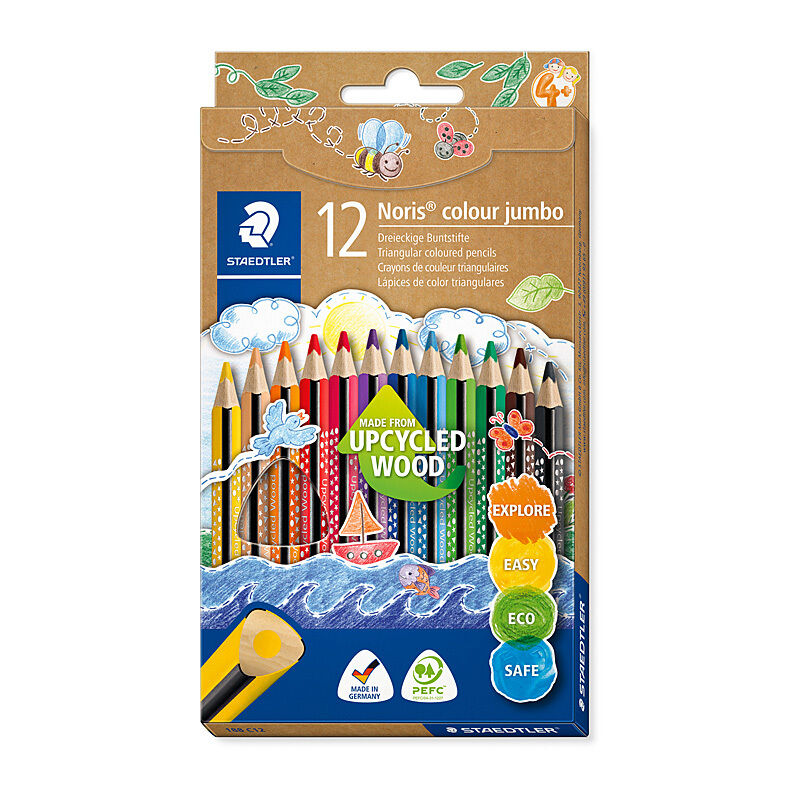 Staedtler Noris Jumbocol Pencil Box Of 12