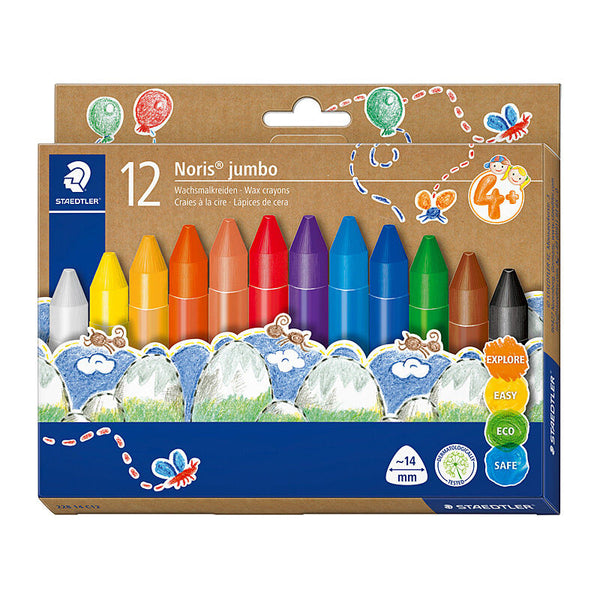 Staedtler Triang Jumbo Crayon Box Of 12