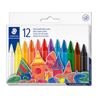Staedtler 14mm Round Wax Crayon Box Of 12