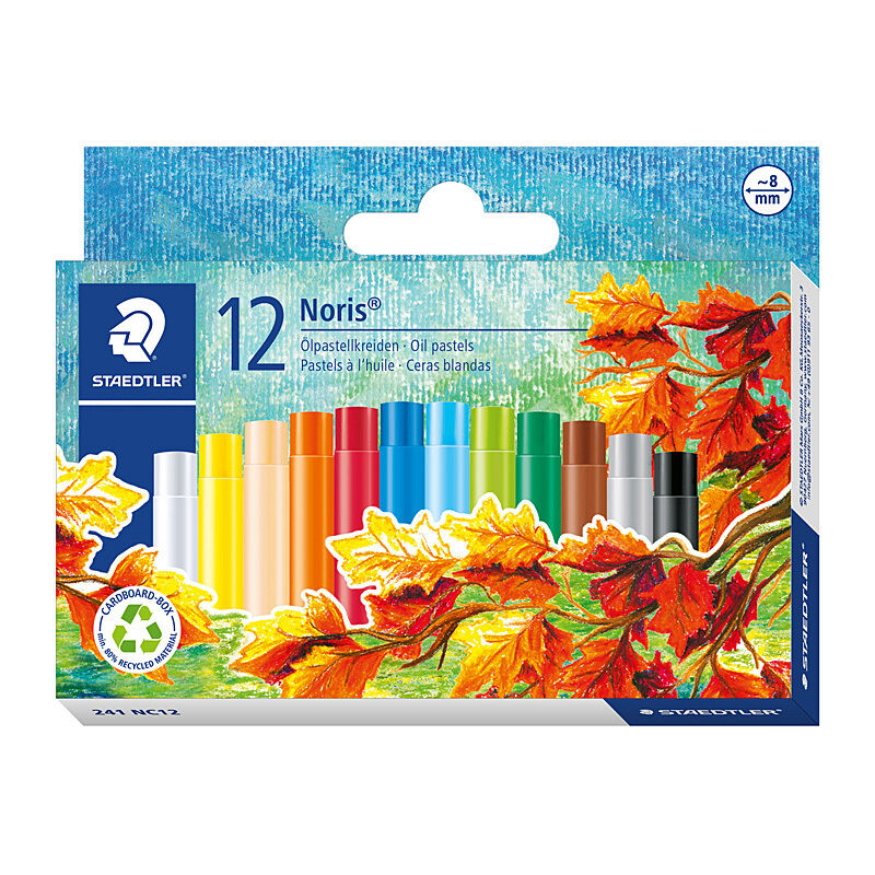 Staedtler Noris Oil Pastel Box Of 12
