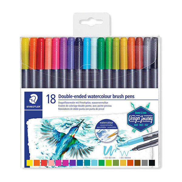 Marsgr Duo Watercol Brush Box Of 18