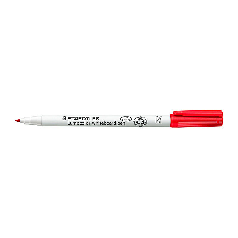 Staedtler Lumocolor Whiteboard Pen Red Box Of 10