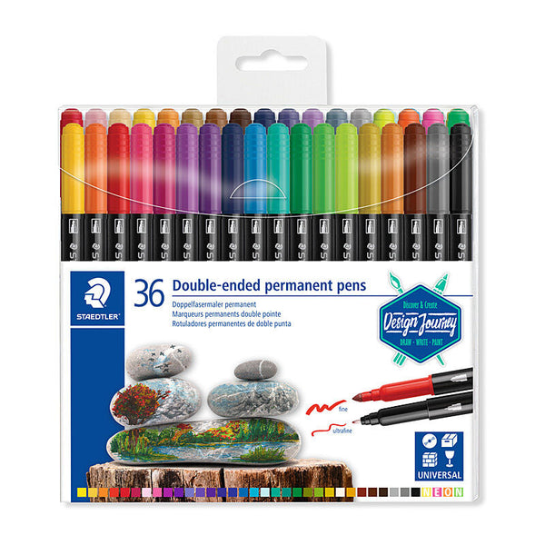 Staedtler Double End Pen Assorted Box Of 36