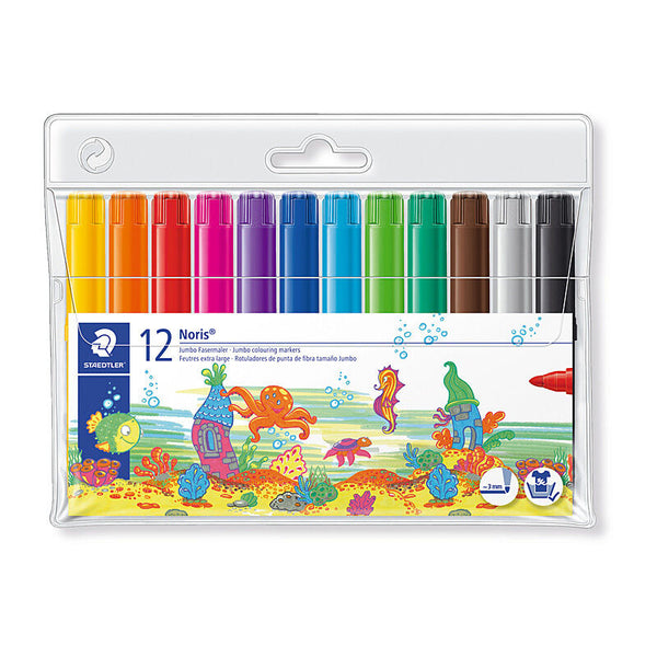 Staedtler Norjumbo Fibre Assorted Wallet of 12