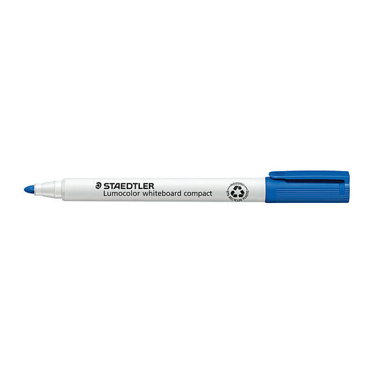 Staedtler Compact Whiteboard Marker Blue Box Of 10