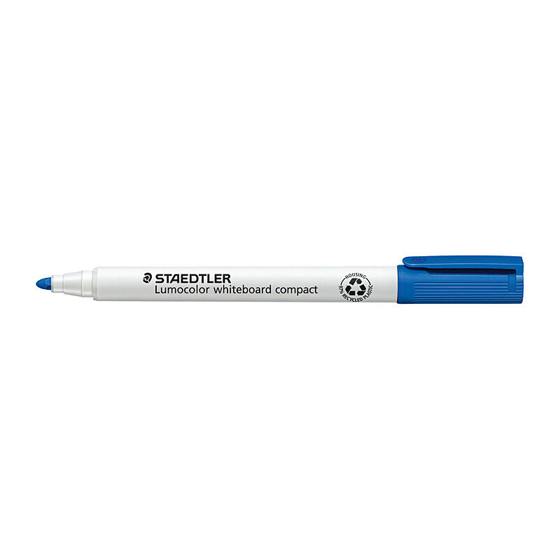 Staedtler Compact Whiteboard Marker Blue Box Of 10