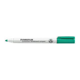 Staedtler Lumocolor Whiteboard Compact Bullet Green Box Of 10