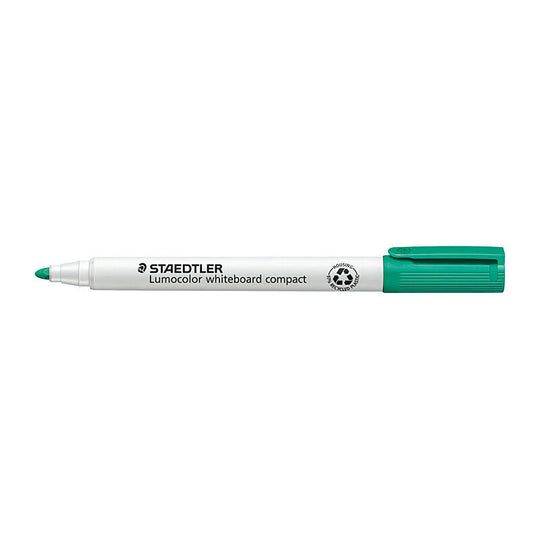 Staedtler Lumocolor Whiteboard Compact Bullet Green Box Of 10