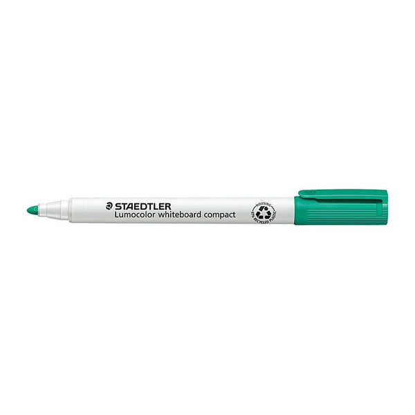 Staedtler Lumocolor Whiteboard Compact Bullet Green Box Of 10