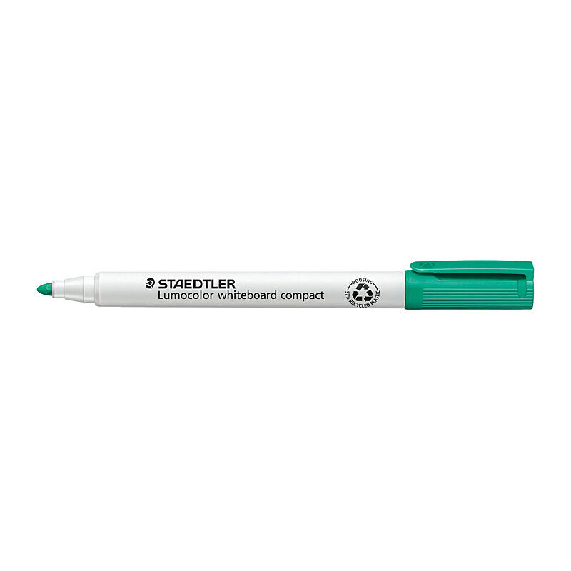 Staedtler Lumocolor Whiteboard Compact Bullet Green Box Of 10