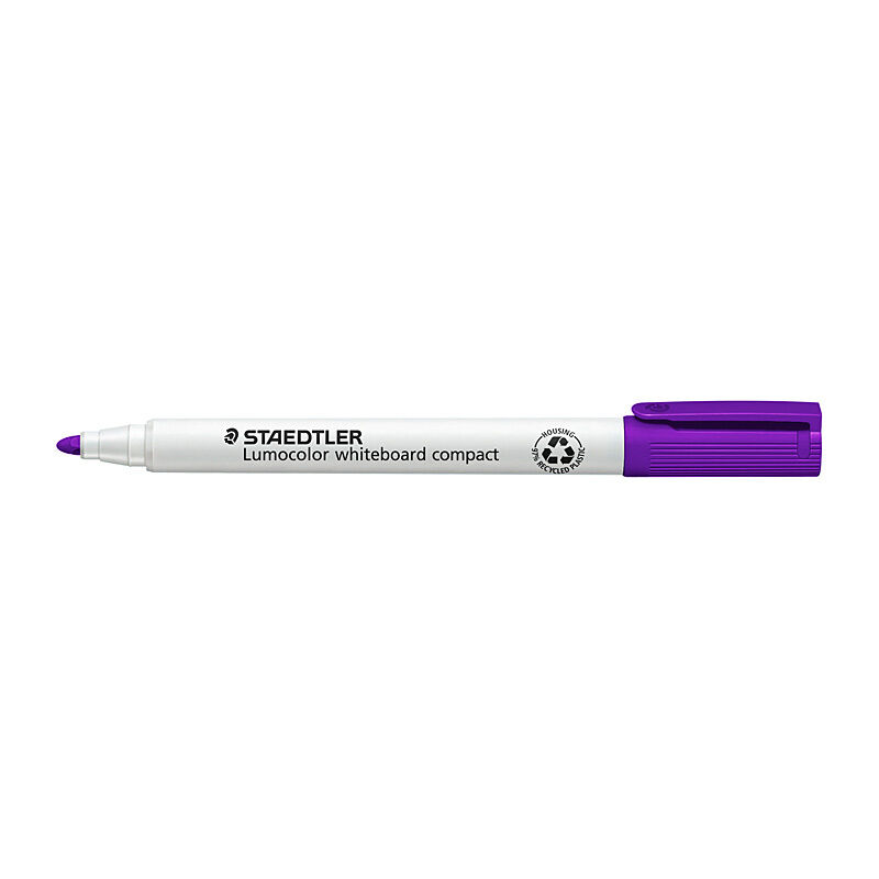 Staedtler Lumocolor Whiteboard Compact Bullet Purple Box Of 10