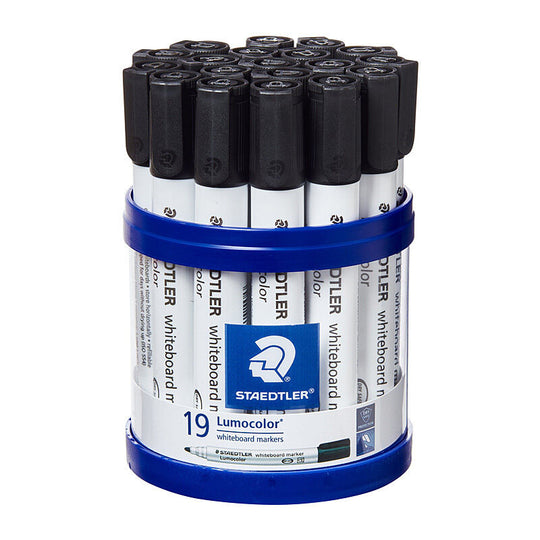Staedtler Whiteboardmrk351 Bulldog Black Cup19