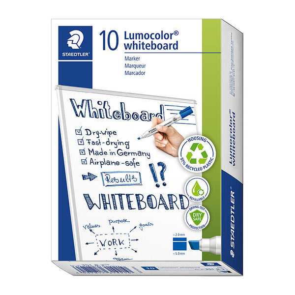 Staedtler Whiteboard Marker 351Chis Blue Box Of 10