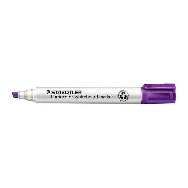 Staedtler Lumocolor Whiteboard Marker Compact Purple Box Of 10