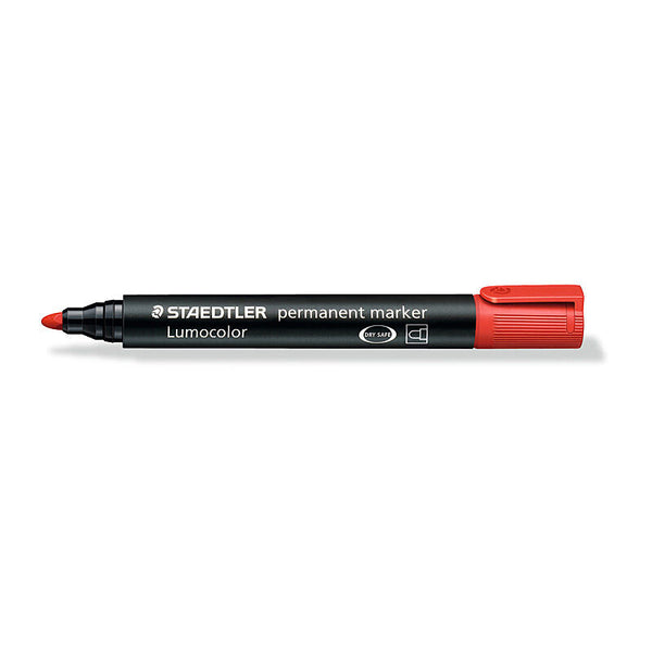 Staedtler Permanent Marker 352 Bul Red Box Of 10