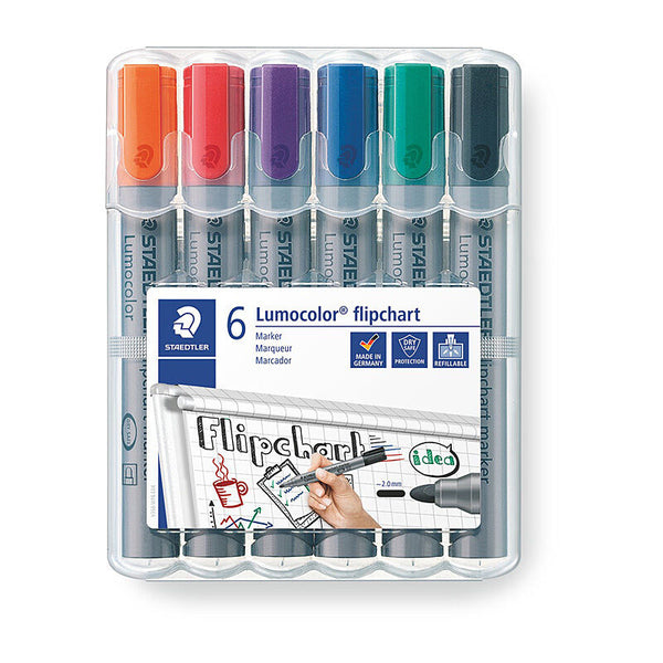 Staedtler Flipch Marker 356 Assorted Wallet of 6