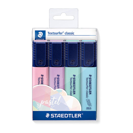 Staedtler Highlighter Textsurf Pastl Wallet of 4
