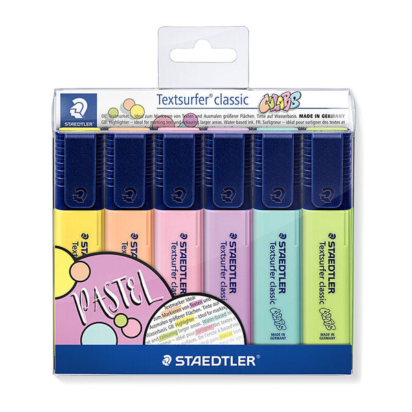 Staedtler Highlighter Textsurf Pastl Wallet of 6