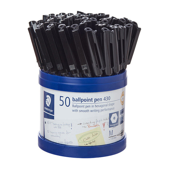 Staedtler Ballpoint430 M Black Cup50