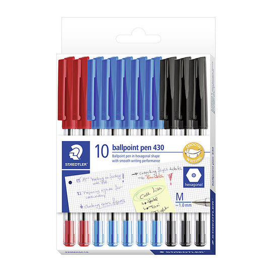 Staedtler Ballpoint430 M Assorted Box Of 10