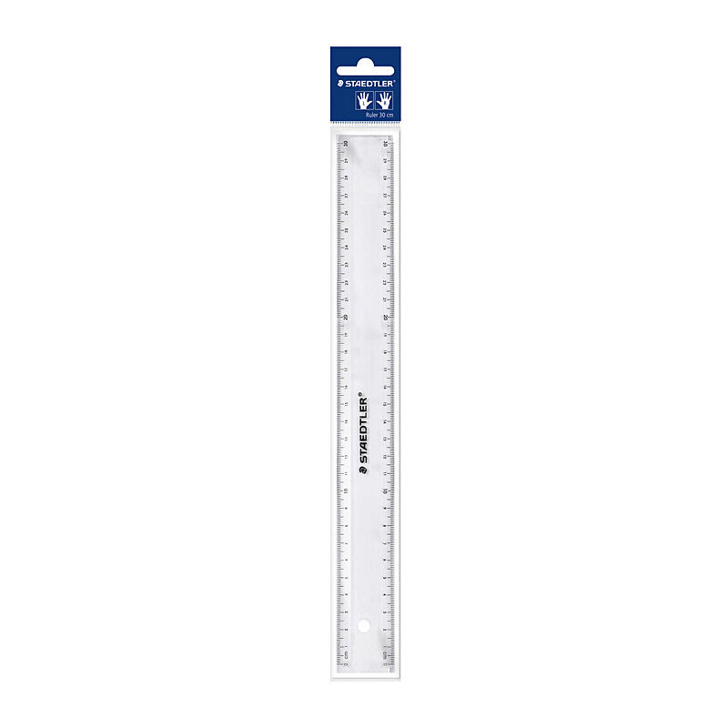 Staedtler Ruler 30cm Transp Box Of 20