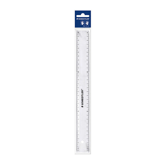 Staedtler Ruler 30cm Transp Box Of 20