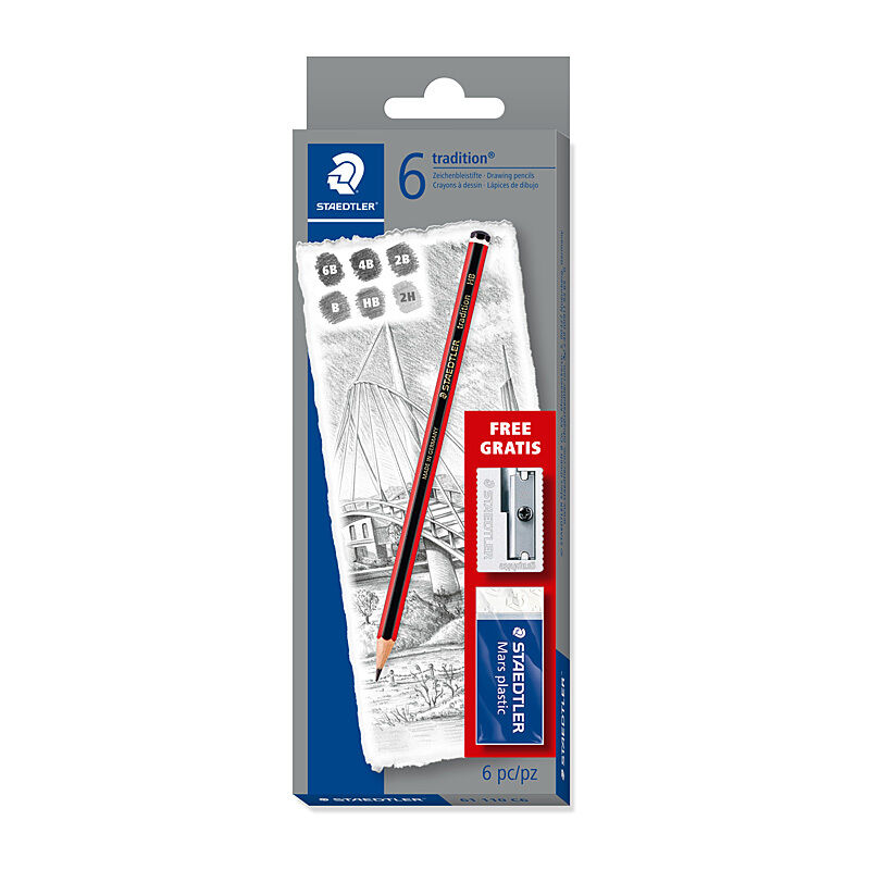 Staedtler Tradition Sketch Set Pack Of 6