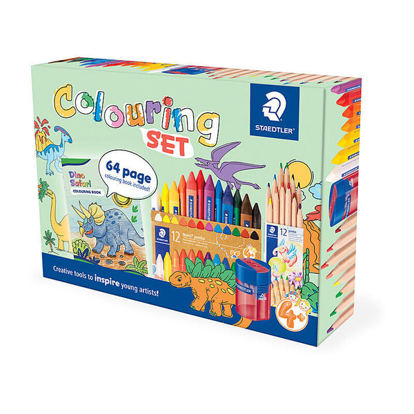 St Dino Safari Lg Color Set 4+