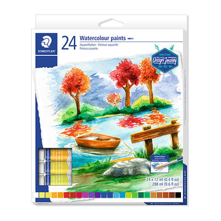 Staedtler Watercolour Paint Assorted Box Of 24