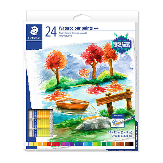 Staedtler Watercolour Paint Assorted Box Of 24