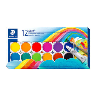 Staedtler Noris Watercolour Paint Tray Withbrush