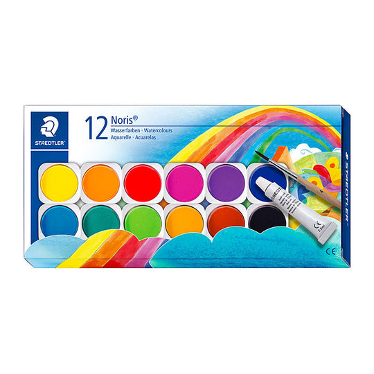 Staedtler Noris Watercolour Paint Tray Withbrush