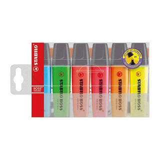 Stabilo Boss Highlighter Assorted Wallet of 6