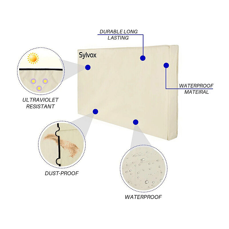 Sylvox Waterproof Outdoor TV Cover 75'