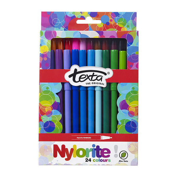 Texta Nylorite Colouring Marker Pack Of 24