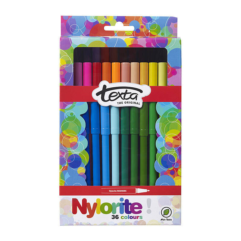 Texta Nylorite Colouring Marker Pack Of 36