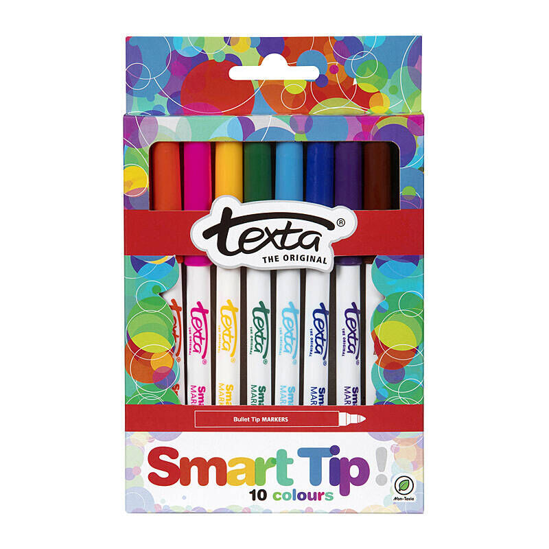 Texta Smarttip Colouring Marker Pack Of 10