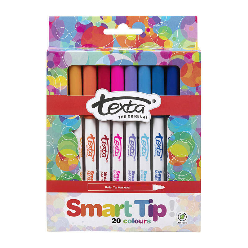 Texta Smarttip Colouring Marker Pack Of 20