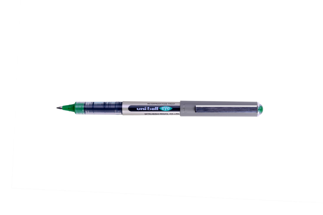 Uni-ball Eye Fine Rollerball Pen 0.7mm Assorted Box of 12 – Green