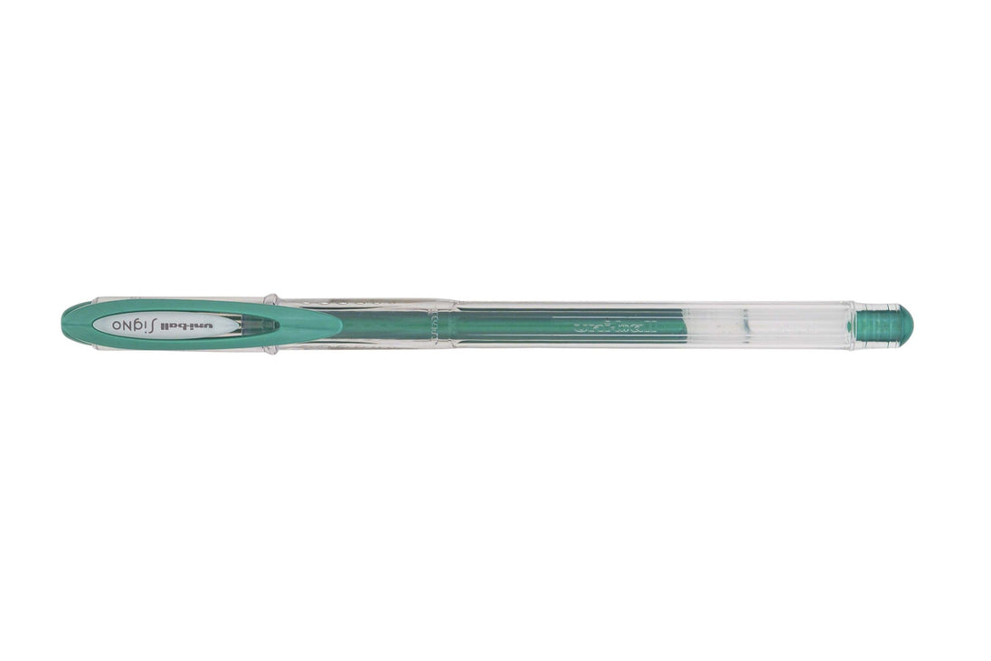 Uni-ball Signo Gel Pen Assorted Wallet of 5 – Green