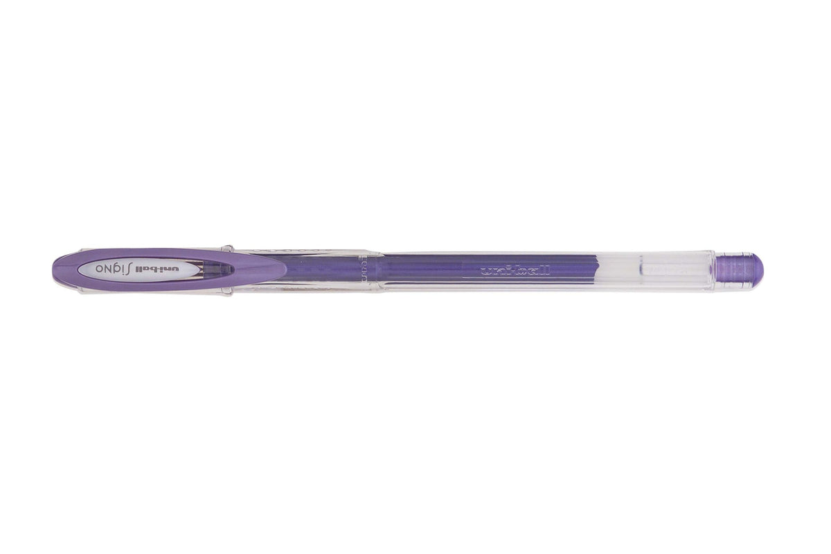 Uni-ball Signo Metallic Gel Pen Assorted Box of 12 – Violet