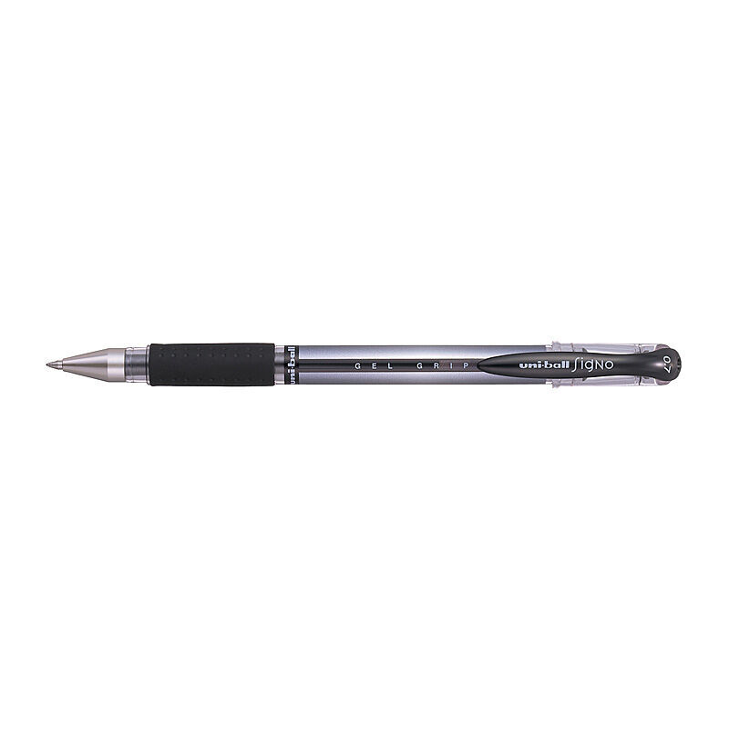 Signo Gel Grip Rb 0.7 Black Box Of 12