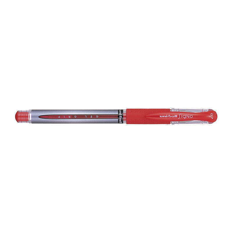 Signo Gel Grip Rb 0.7 Red Box Of 12