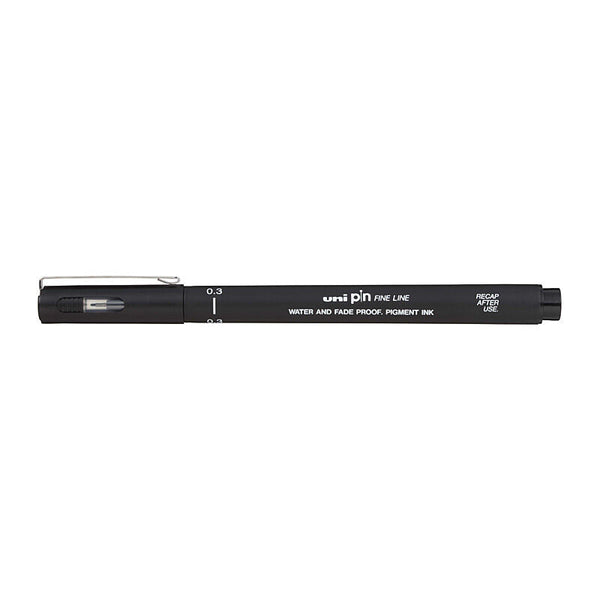 Uni Pin Fineliner 0.3 Black Box Of 12